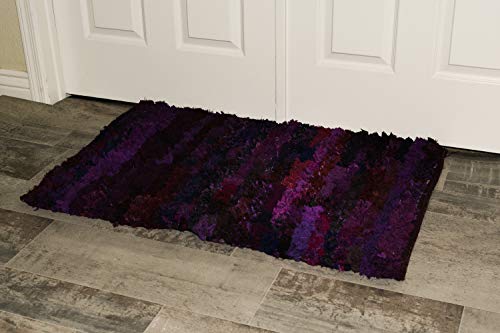 2x3 Rug, Feather Rugs for Entryway Living Room Bedroom, Colorful Feathers  Small Area Rug & Bedroom Decor, Washable Non Slip Soft Low Pile Indoor Door