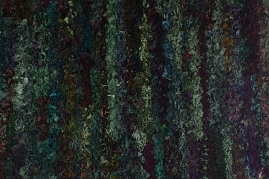 Area Rugs Soft Shaggy Handwoven Shag Rug-Green Size 3 ft x 5 ft
