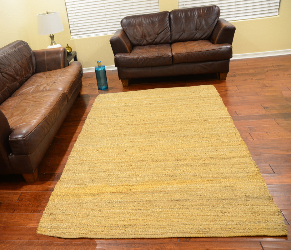 Large Jute Braided Area Rugs Handmade 5 ft x 8 ft Natural Fiber Carpet –  MystiqueDecors By AK