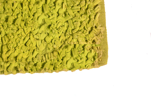 Bath & Floor Mats Soft Shag Cotton Mats-Green Size 2 ft x 3 ft